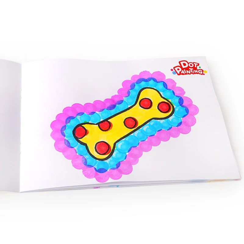 

Merlot CHILDREN'S Painting Book Dotted Painting Book 3-6-Year-Old CHILDREN'S Painting Book CHILDREN'S Educational Toy. 49