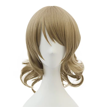 

Cosplay Halloween Party Anime Love Live Watanabe You Tan High Temperature Resistant Fiber Synthetic Roll Wig Realistic