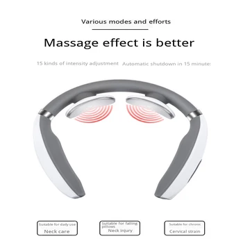 

Smart Electric Neck Shoulder Massager Cervical Massager Electric Pulse Pain Relief Tool Health Care Relaxation Physiotherapy