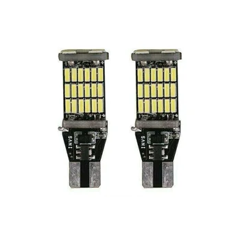 

Error-free Taillight T15 12V-24V White Aluminum Replacement Bulbs 2pcs