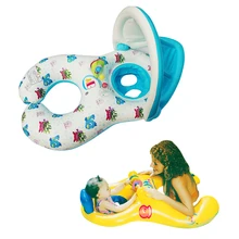 Плавательный круг для детей детский надувной козырек от солнца поплавок круг игрушка детский пляжный Бассейн Аксессуары для мамы и ребенка круг для плавания
