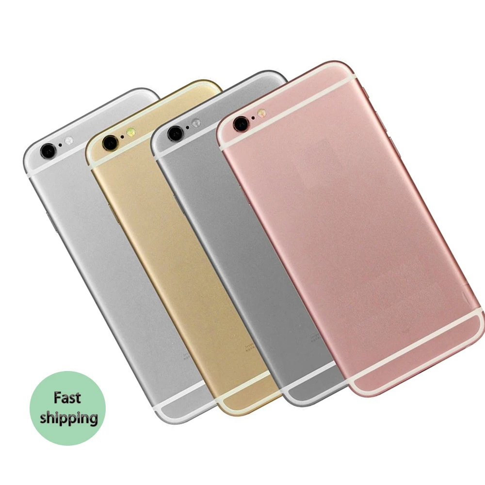 10Pcs Back Full Housing For IPhone 6G 6 6S plus 6SP 6P Battery Rear Door Cover Middle Frame Chassis+ Flex Cable Assembly