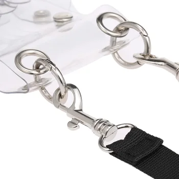 

Fashion Barber Scissors Bag Hairdressing Tool Double-Layer Pockets Transparent Hair Scissors Bag Capacity Hairdresser Bag