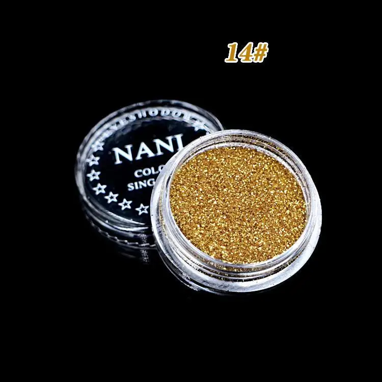 14 24 цвета мерцающие глаза порошок монохромный блеск глаза губы лицо макияж ребенок невесты жемчужные Порошковые блестки Сияющий макияж - Цвет: 14