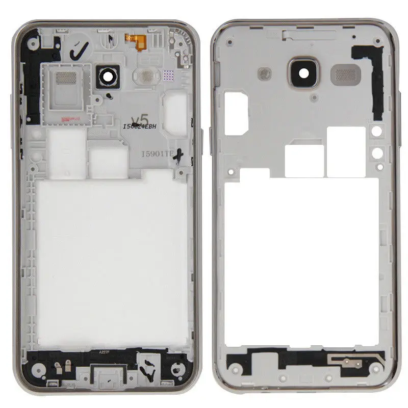 Per Samsung Galaxy J5 2015 Sm-J500 Colore Argento/Grigio/Oro Posteriore Posteriore Alloggiamento Telaio Centrale Telaio