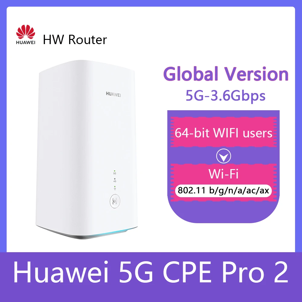 2020 New Super Fas Huawei 5G CPE PRO 2 H122 373 t 5G LTE Wireless WiFi ...