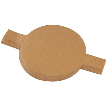 

Parchment Paper Rounds - 200-Count 9-Inch Unbleached Baking Paper Sheets With Easy Lift Tabs, Precut Circle For Cake Pan Liners,