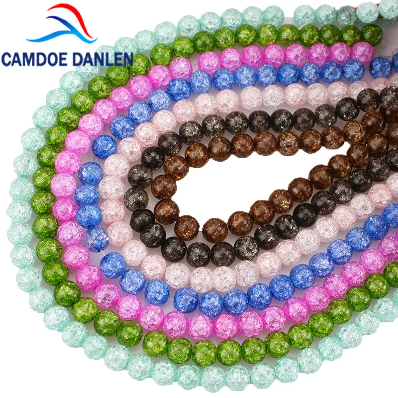 Круглые бусины из натурального камня, 4, 6, 8, 10, 12 мм