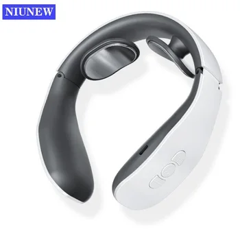 

Neck Massager Cervical Traction Collar Therapy Pain Relief Stimulator Guasha Acupuncture Cupping Patting Massage Electric Pulse
