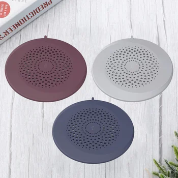 

1 Set 3Pcs Sewer Strainer Sink Bathroom Drain Strainer (Red + Blue + Grey)