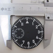 Аксессуары для циферблата Parnis, 38,9 мм, циферблат для часов, подходит для 6497, 6498, мужские часы, светящиеся цифры, механические часы, часть