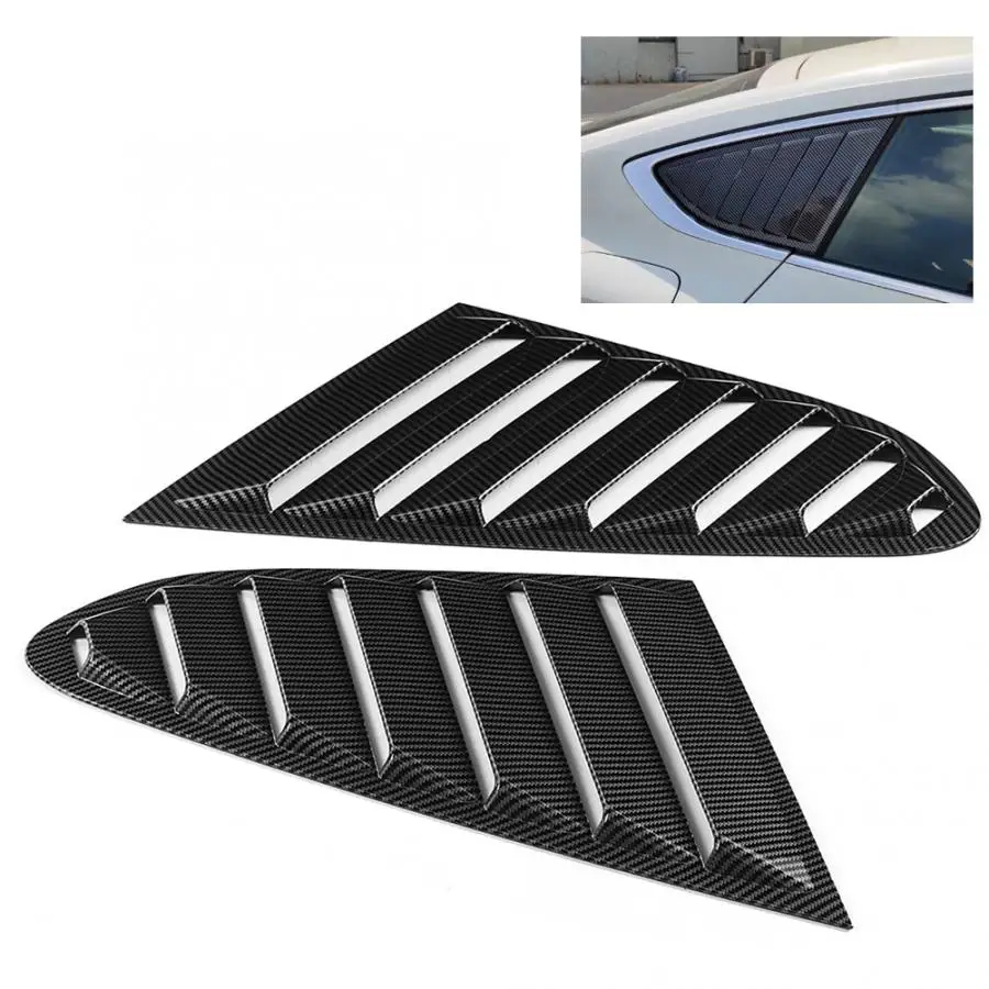 2pcs Carbon Fiber Side Air Vent Window Scoop Louver Fits for Audi A5 2008 2009 2010 2011 2012 2013 2014 2015 2016 | Автомобили и