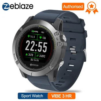 

New Zeblaze VIBE 3 HR IPS Color Display Sports Smartwatch Heart Rate Monitor IP67 Waterproof Smart Watch Men For IOS & Android