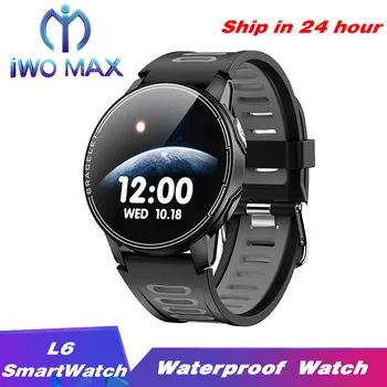 

2020 New L6 Smart Watch IP68 Waterproof Sport Men Women Bluetooth Smartwatch Fitness Tracker Heart Rate Monitor For Android IOS