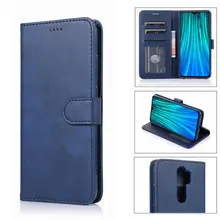 Чехол-кошелек для Xiaomi Redmi Note 8 Pro, кожаный чехол-книжка, чехол для телефона Redmi Note 8 T, роскошный защитный чехол коричневого цвета