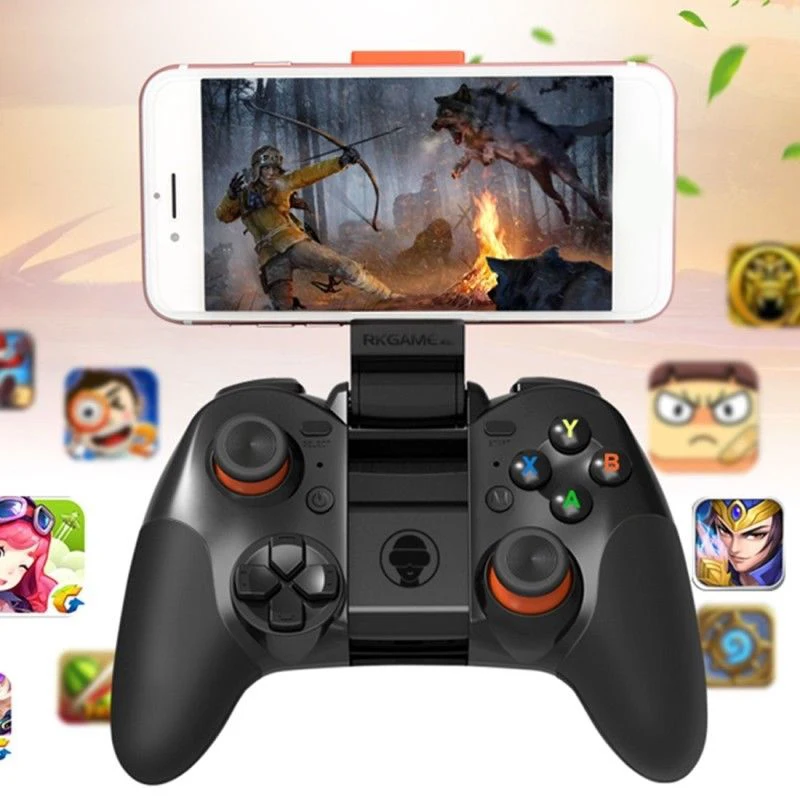 RKGAME 4Th Bluetooth геймпад мобильный джойстик беспроводной VR контроллер смартфон