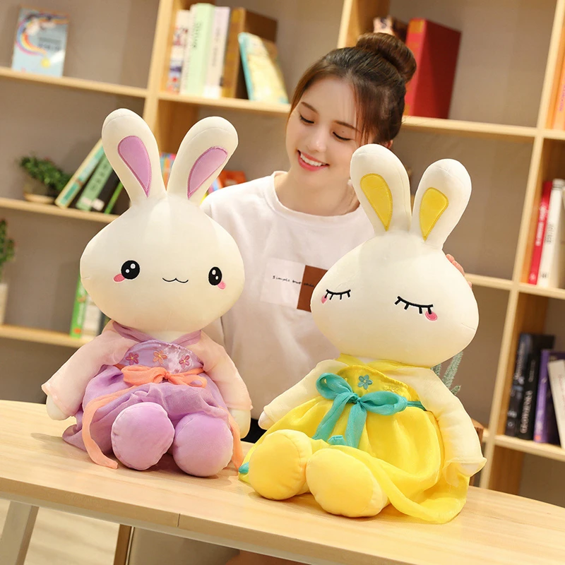 

Hot Sexy New Cute Rabbit Plush Toys Bunny Animal Baby Toys Doll Baby Accompany Sleep Toy Gift For Kids Easter Gift Newyear Gift