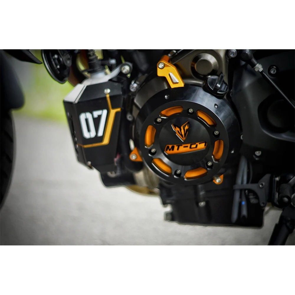 Motorcycle Engine Stator Starter Cover Frame Slider Protector For YAMAHA MT-07 MT07 2014- FZ07 MT 07 motorcycle engine cover,engine cover protector,engine guard