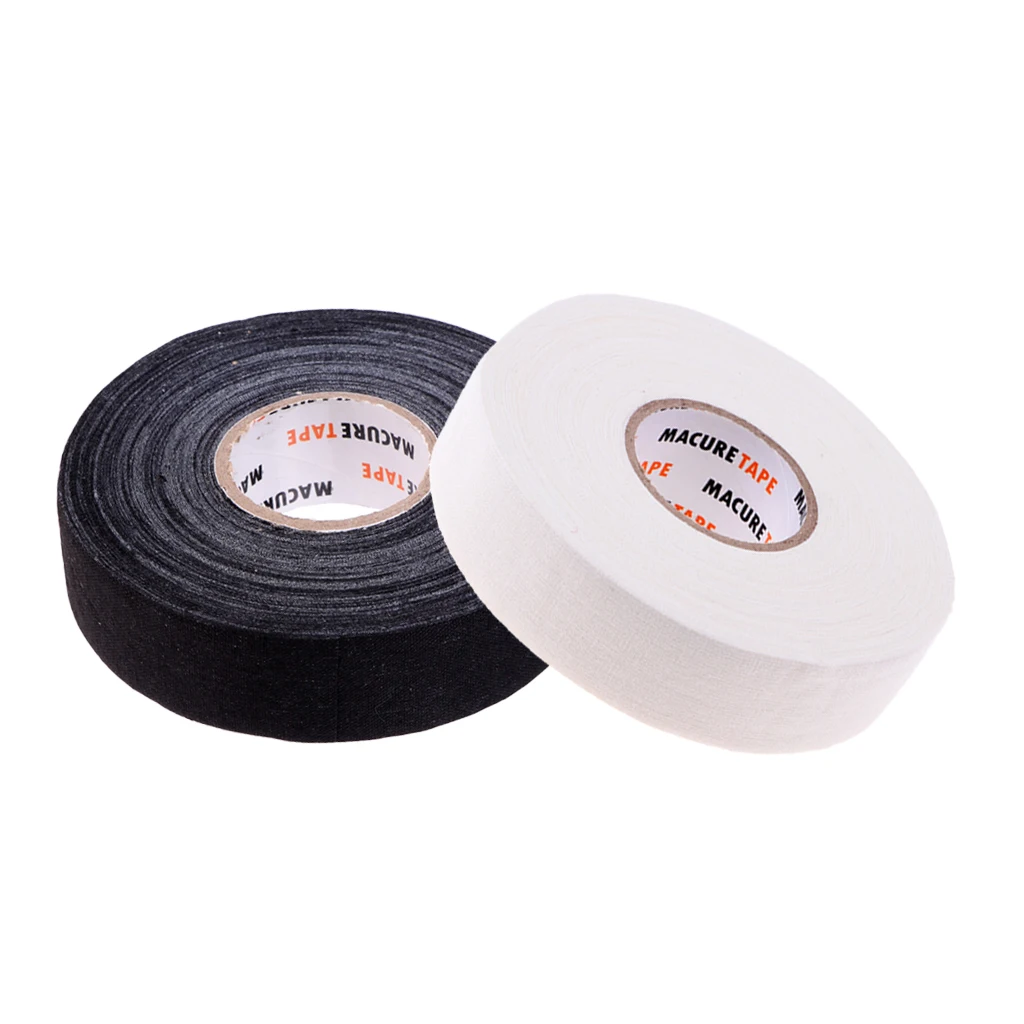 2 Roll Premium Cloth Hockey / Lacrosse Stick Tape Roll, 1 Inch X 25 Yards