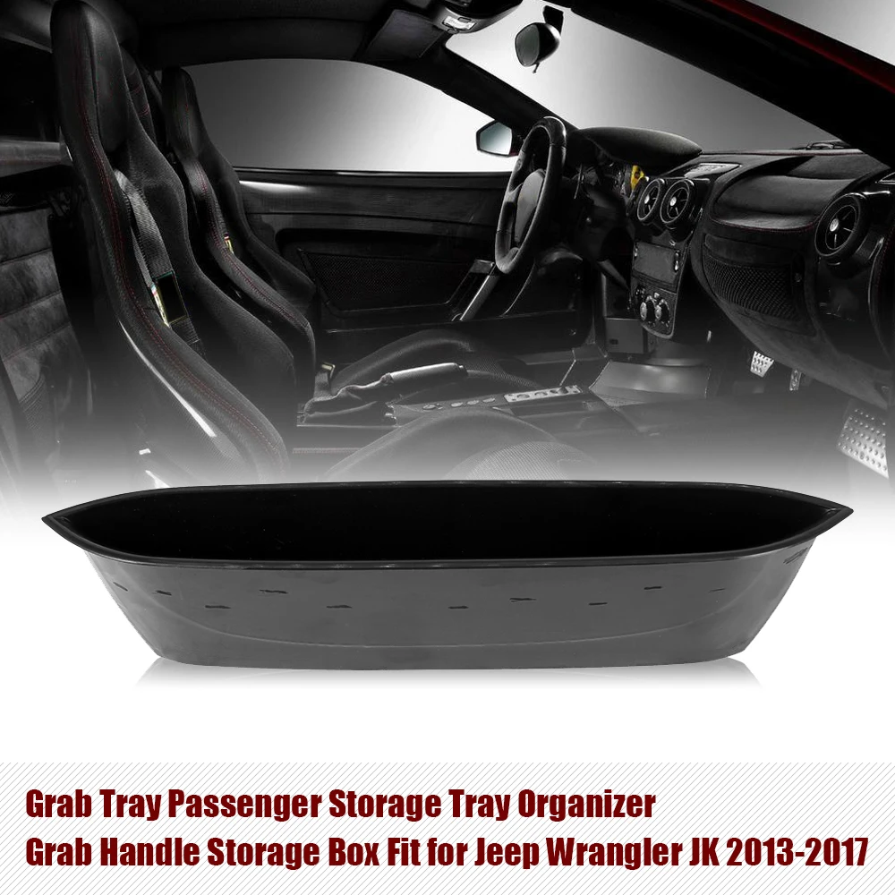 Автомобильный Стайлинг Grab лоток пассажирский лоток для хранения Органайзер захват ручка коробка для хранения подходит для Jeep Wrangler JK 2013