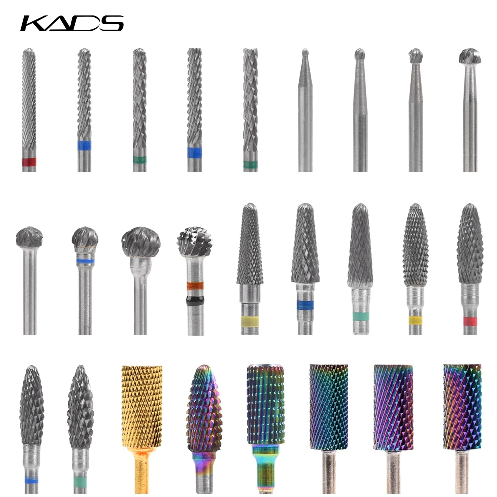 26 Types Carbide Nail Drill Bits Milling Cutter Manicure Machine Rotary