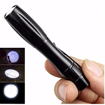 

Mini LED Flashlight Battery-Powered Handheld Pen Light Tactical Torch for Medical Camping and Outdoor