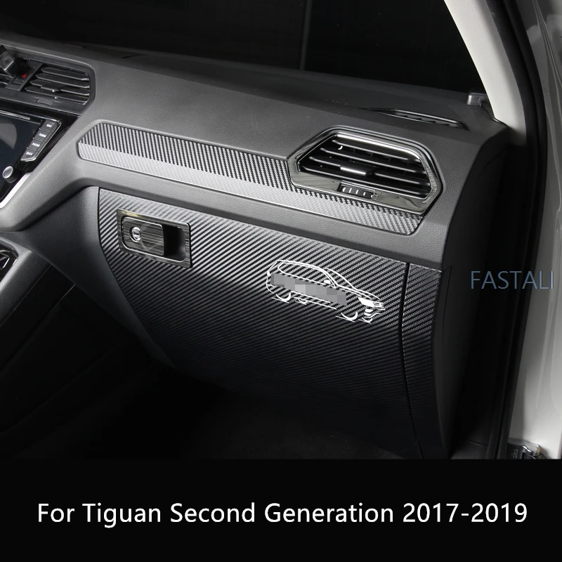 Для Tiguan второго поколения 2017-2019 автомобильный копилот коробка для хранения