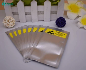 

1500pcs 10.5*16.5cm Anti Static Open Top Translucent Shielding plastic Bag ESD Anti-Static Packaging Storage Bag pouch