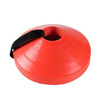 

20Pcs Orange Soccer Disc Cones , Agility Soccer Cones,With Hand Strap ,for Training ,Football, Kids, Sports, Field Cone Markers,