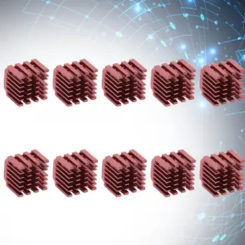 

3d printer extruder 10 pcs/Set Stepper Motor Driver Heat Sink for 3D Printer TMC2100/TMC2208 Stepper Drive 3d printer parts new