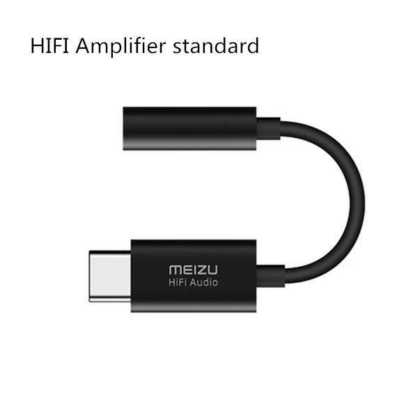 Meizu HIFI DAC декодирующий усилитель для наушников PRO type-C до 3,5 мм аудио адаптер Cirrus& TI супер двухступенчатый усилитель - Цвет: Amplifier standard