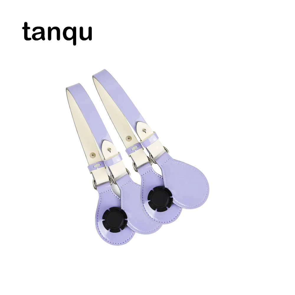 Tanqu короткий длинный лаковый плоский ПУ Сменный ремень Drop End комбинация для Obag Pocket Moon Swing шикарная сумочка