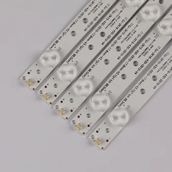 

5pcs/lot 10leds LED backlight bar for AOC 43Inch Haier 43CH6000 LB-PF3528-GJD2P5C435X10-B screen TPT430H3 LB43101 V0_01