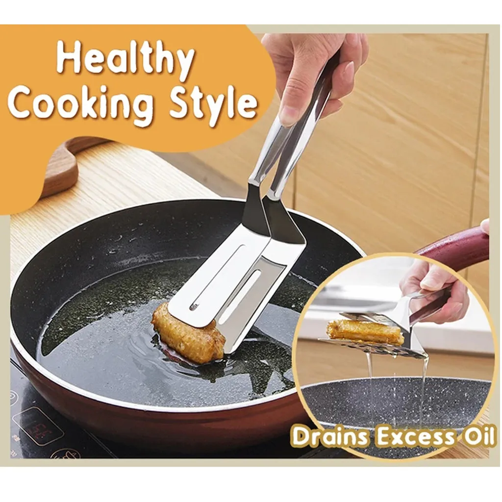 27cm Barbecue Iron Scissor Tong BBQ Tools For Kitchen Bread Clip Cooking Tongs