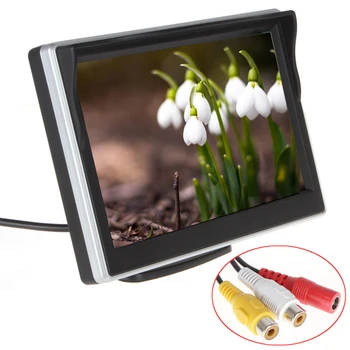 

Backup Car Monitor 12V 24V Auto Parking Video Wide Voltage Digital High Definition LCD Screen Security Reverse Image Vehicle