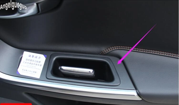 Для VOLVO XC60 S60 V60 S60L Автомобильная Передняя или задняя дверная ручка коробка держатель для телефона карта сумка для хранения аксессуары для модернизации автомобиля Стайлинг