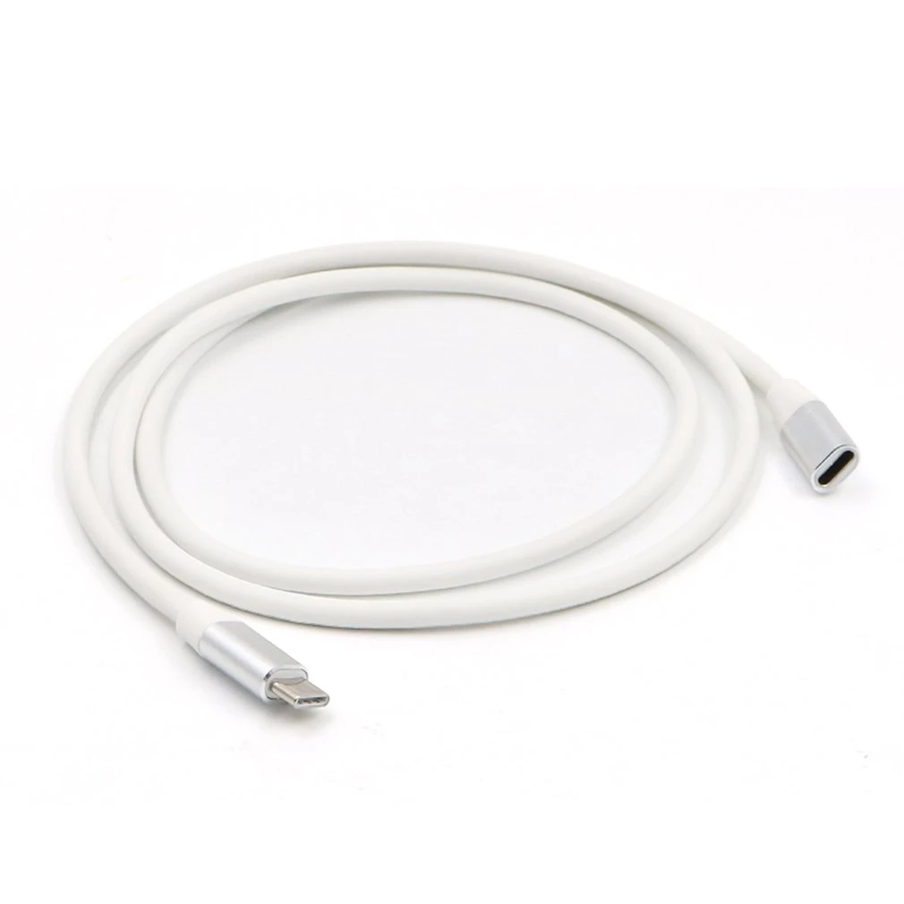 Connectors 1m USB Type C Extension Cable USB 3.1 USB-C Male to Female Extending Wire Extender Cord Connector Dock Cable Length: 1m Connectors 1m USB Type C Extension Cable USB 3.1 USB-C Male to Female Extending Wire Extender Cord Connector Dock Cable Length: 1m