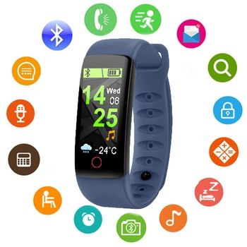 

Intelligent Heart Rate Monitoring Bracelet with Pedometer Calorie Consumption Smart Fitness Sports Bracelet Information Reminder