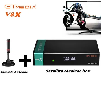 

GTMEDIA V8X Nova Satellite TV receiver DVB-S2 Satellite receiver cccam cline Free TV antenna Spain Portugal Italy Brazil Chile
