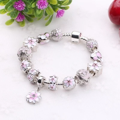 20 Dodocharms, высокое качество, цветная змеиная цепь, прекрасный браслет, Подходит для европейских браслетов-шармов для женщин, сделай сам, изготовление ювелирных изделий - Окраска металла: 20