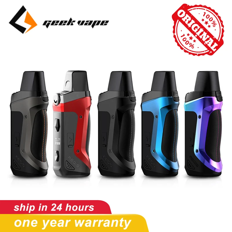 2 шт.! Оригинальный Geekvape Aegis Boost Vape Pod Mod Kit 3 7 & мл емкость бака для вейпа 1500 мАч