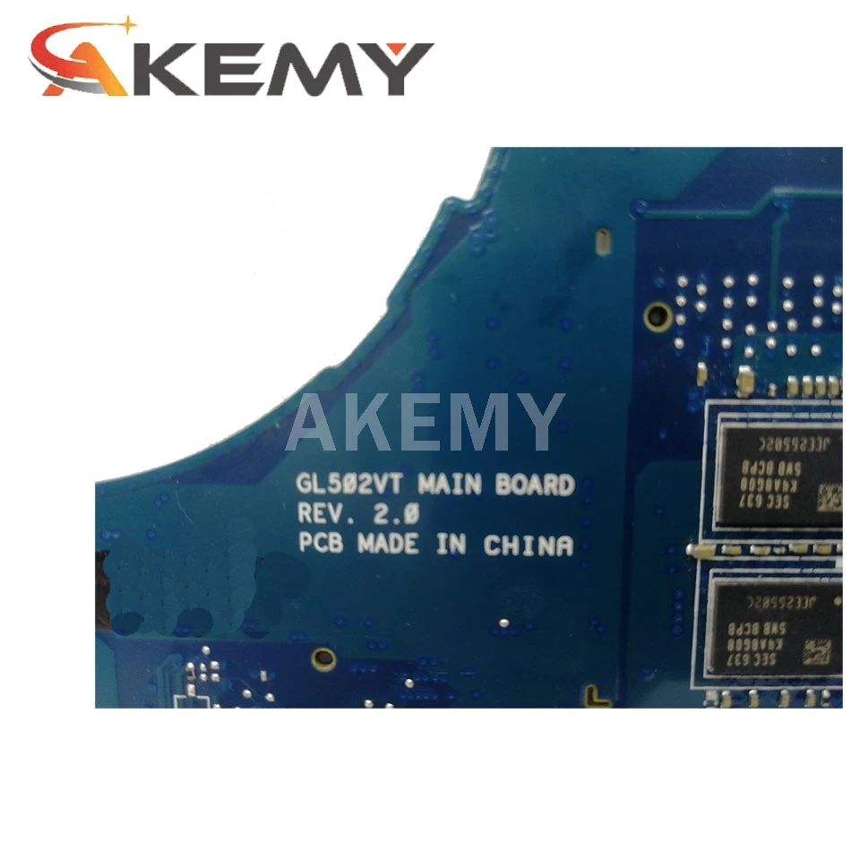 New GL502VT 8GB RAM/i5-6300HQ GTX970M/3G Motherboard For ASUS ROG Strix GL502VT S5VT Laotop Mainboard Motherboard