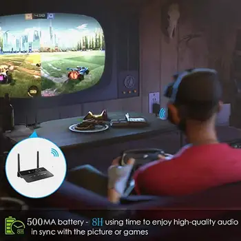 

CSR Bluetooth wireless audio adapter, Bluetooth 5.0 receiving and transmitting two-in-one, long battery life, automatic connecti