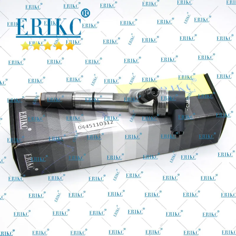 ERIKC 0445110312 автозапчасти Форсунка топливной форсунки 0 445 110 312 Впрыска Common Rail части 0445 110 312