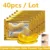 Crystal Collagen Gold Powder Eye Mask Anti-Aging Dark Circles Acne Beauty Patches For Eye Skin Care Korean Cosmetics 40p=20pairs