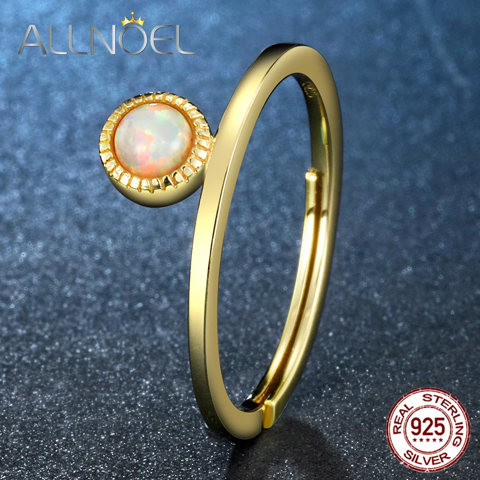ALLNOEL Real 925 Sterling Silver Real Synthetic Cat's Eye Rings Female Personality Gift For Women Wedding Fine Jewelry 2019 New (1)