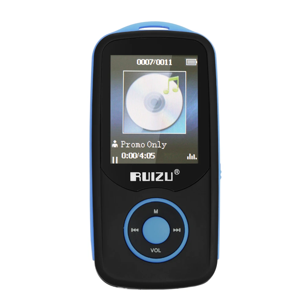 Ruidu X06 Bluetooth MP3/MP4 плеер без потерь 4 Гб музыкальный плеер FM Радио перекодирование ж/TF слот для карт 1,8 дюймов экран