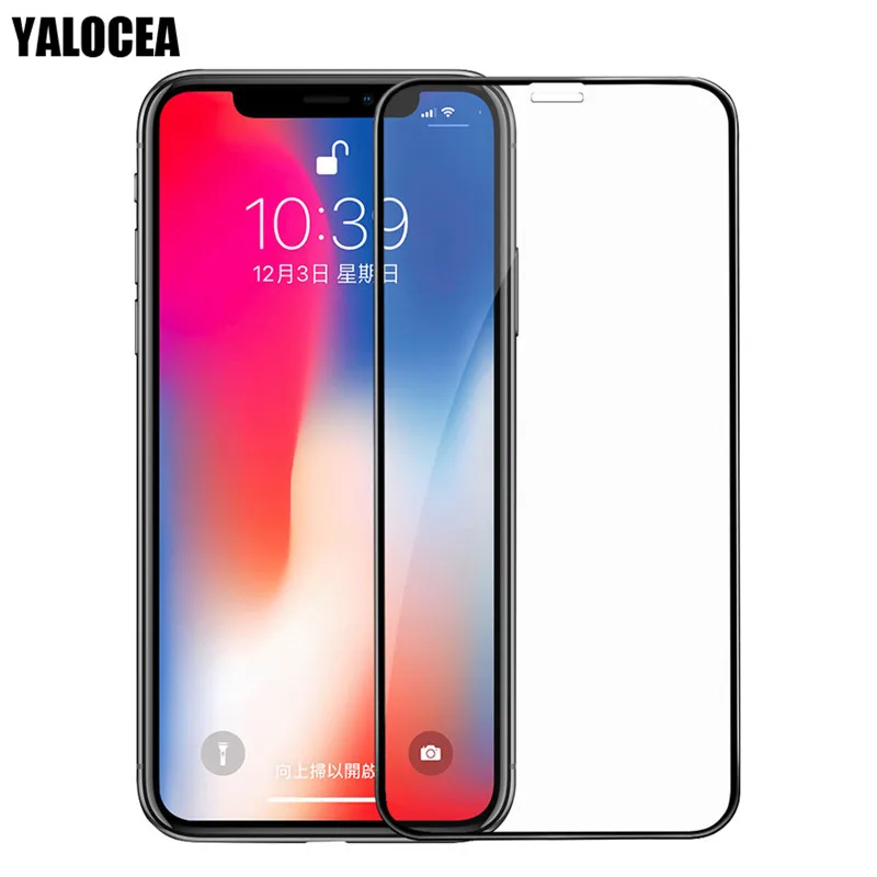 

2PCS For iPhone 11 Pro Tempered Glass Full Cover 2.5D Protective Film For iPhone 11 2019 XI Xr X Xs max Screen Protector Glass