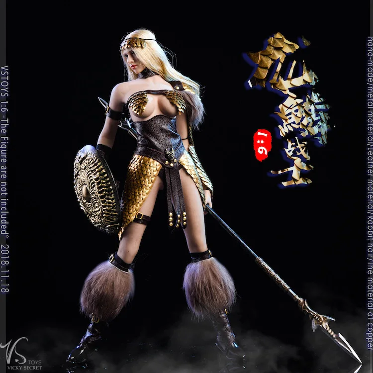 VSTOYS 18XG32 1/6 чешуя дракона Женский воин медный доспех кожаный набор для 12 дюймов Phicen Tbleague Jiaoudoll Фигурка DIY