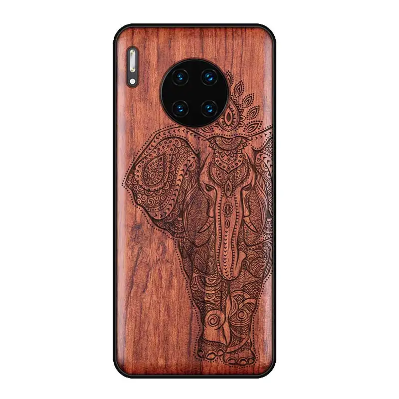 Techase резной деревянный чехол для телефона для huawei Mate30 Mate30Pro P20 P30 Pro для Honor Note10 9X 9 электронных сигарет, Современная замена, XPro деревянный мобильный телефон Shockprood крышка